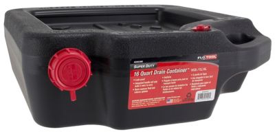 Image showing  24 qt. Super Duty Drain Container, Polyethylene
