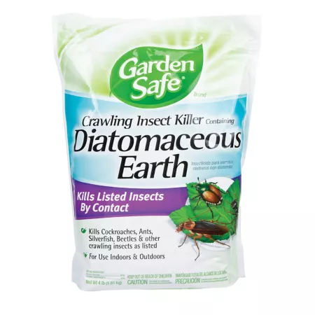 Garden Safe Crawling Insect Killer with Diatomaceous Earth 4 lb Insecticides