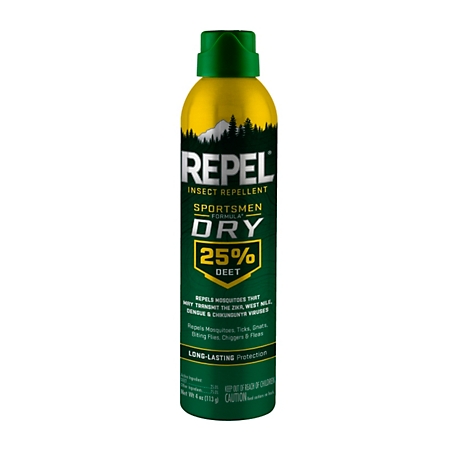 Repel Insect Repellent Sportsmen Formula Dry, 4 oz., 25% DEET