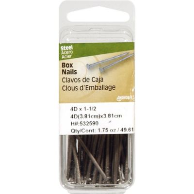 Image showing  1-1/2 in. 4-Gauge Bright Box Nails, 6 ct.