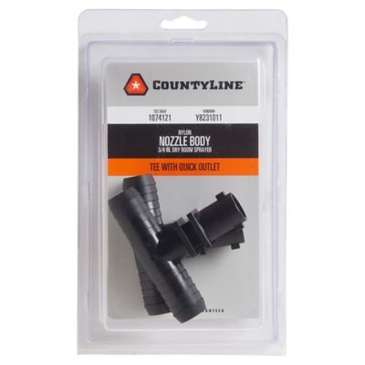 Image showing  3/4 in. Tee Nozzles for 3/4 in. Dry Boom Sprayers, 2-Pack