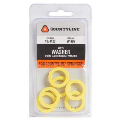 Image showing  3/4 in. Universal Garden Hose Washers, 6-Pack