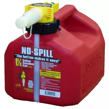 SPILL-FREE 1.25 gal Can of gasoline Gas Cans