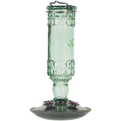 Perky-Pet 10 oz. Antique Hummingbird Feeder, Green