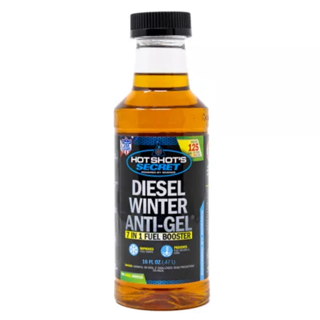 The Secret of Hot Shot 16 fl ounces DIESEL WINTER ANTI-FROST 7-in-1 Fuel Booster Fuel Additives