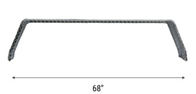 Image showing  Tandem Aluminum Tread Fender, 10 in. x 68 in.