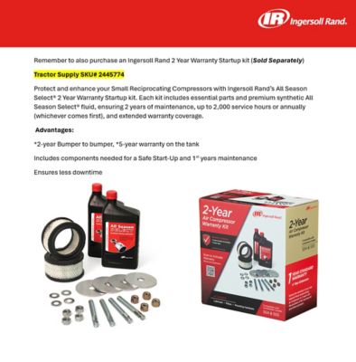 Image showing  5 HP 60 gal. 1-Stage High Capacity Air Compressor, 135 PSI