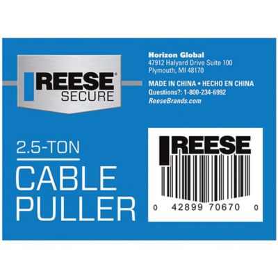 Image showing  2-1/2 Ton Cable Puller