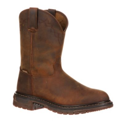Rocky Men's Original Ride Round Toe Boots, 10 in.