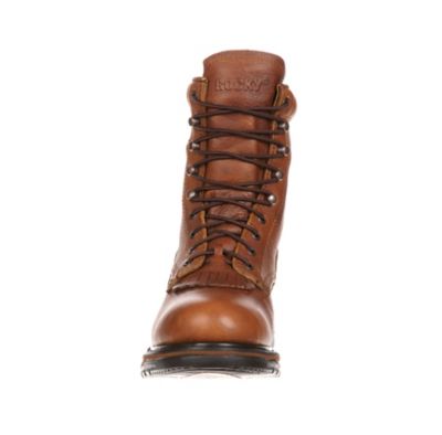 Image showing  Men's Original Ride Round Toe Waterproof Western Boots, 8 in.