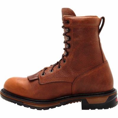Image showing  Men's Original Ride Round Toe Waterproof Western Boots, 8 in.