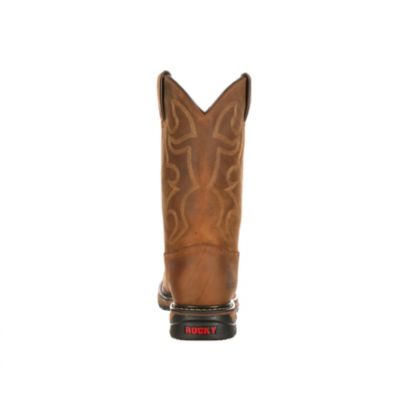 Image showing 1 th Rocky Men's Steel Toe Original Ride Round Work Boots, 11 in.