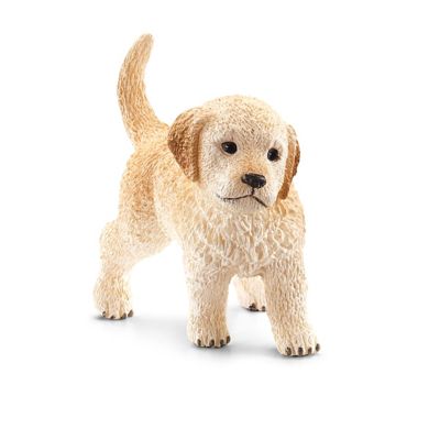 Schleich Golden Retriever Puppy Toy Figurine