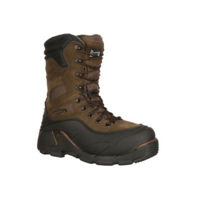 Rocky Men's Blizzard Stalker Steel Toe Waterproof 1,200g Thinsulate Insulated Boots, 9 in.