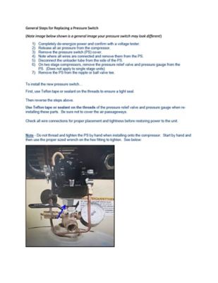 Image showing  135-175 PSI Pressure Switch for 2-Stage Compressors