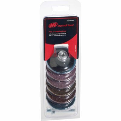 Ingersoll Rand 2 in. Surface Prep Grinder Disc Kit, Professional Rating, 7-Pack