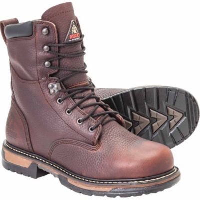 Image showing  Men's Iron Clad Waterproof Work Boots, 8 in., Brown