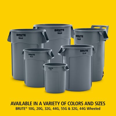Image showing 6 th Rubbermaid BRUTE 32 gal. Waste Container