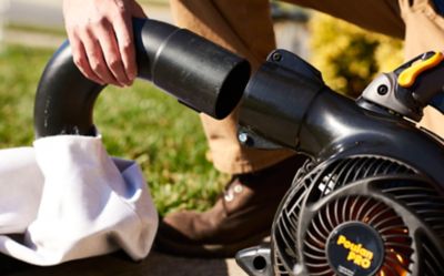 Image showing 7 th Poulan Pro 230 MPH/450 CFM 25cc Gas 3-in-1 Handheld Leaf Blower, Vacuum and Mulcher