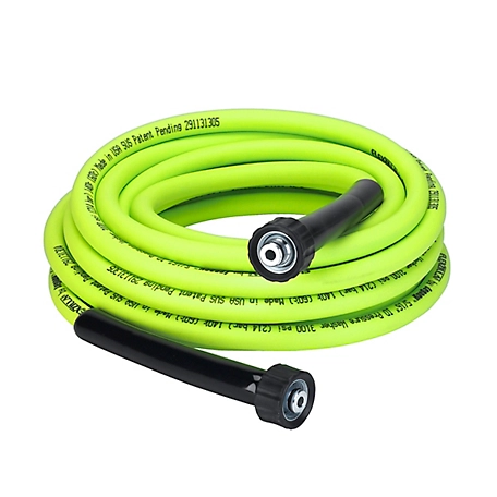 Flexzilla 5/16 in. x 25 ft. 3,100 PSI Pressure Washer Hose with M22 Fittings, HFZPW3525M