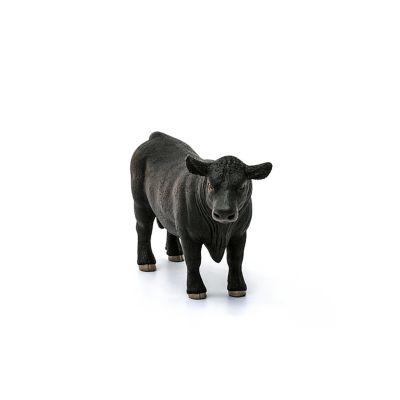 NEW * Schleich BLACK ANGUS BULL solid plastic toy farm pet animal cow cattle 