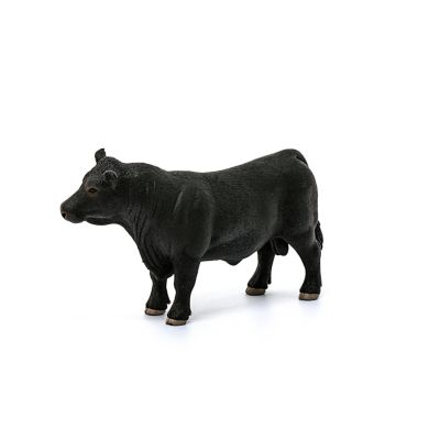 Image showing  Black Angus Bull Toy Figurine