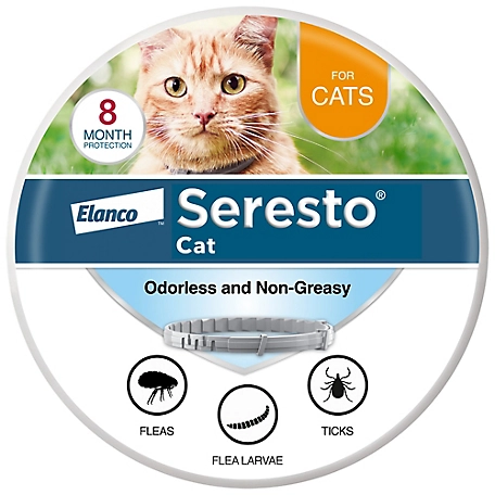 Seresto Cat Vet-Recommended Flea and Tick Treatment and Prevention Collar for Cats, 8 Months Protection