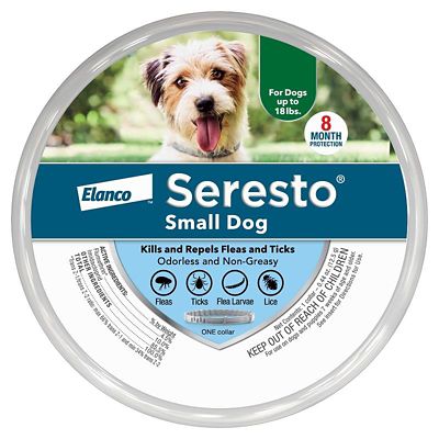 Seresto Small Dog Vet-Recommended Flea and Tick Treatment and Prevention Collar for Dogs Under 18 lb., 8 Months Protection