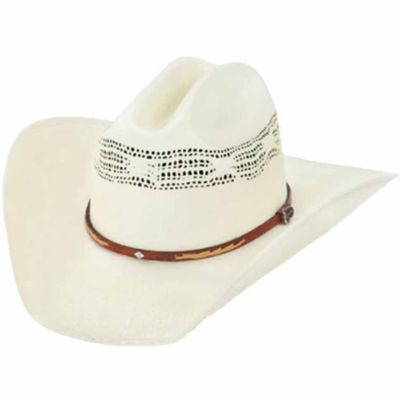 Justin Unisex Flagstaff Straw Cowboy Hat Perfect hat for my grandsons!