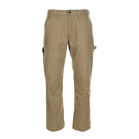 Blue Mountain Relaxed Fit Mid-Rise Utility Canvas Pants
