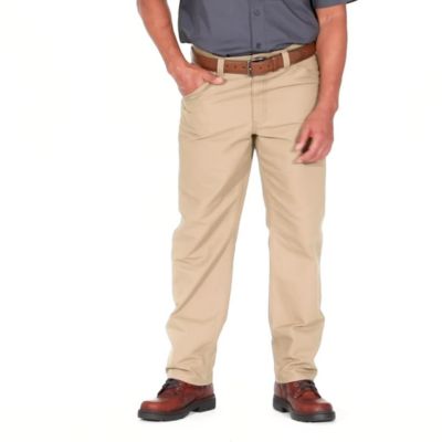 Image showing Blue Mountain Men's Relaxed Fit Mid-Rise Utility Canvas Pants
