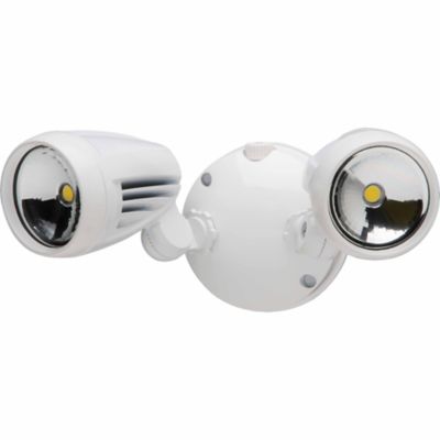 Heath/Zenith Dusk to Dawn Twin Head LED Light, White