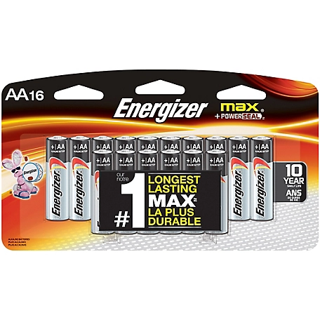 Energizer AA Max Batteries, 16-Pack