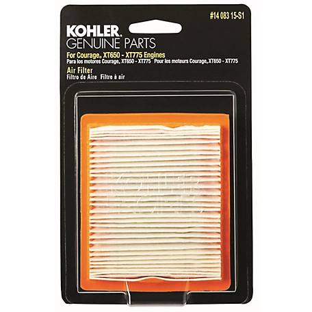 Kohler Lawn Mower Air Filter for Select Courage Models, Orange Foam Backing
