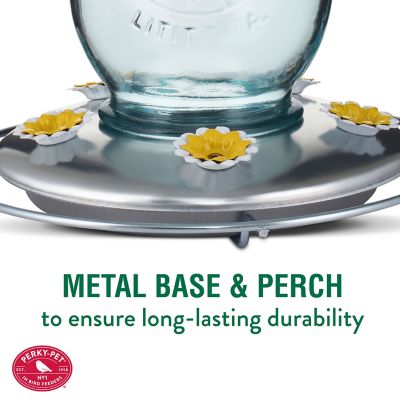 Image showing  32 oz. Mason Jar Hummingbird Feeder