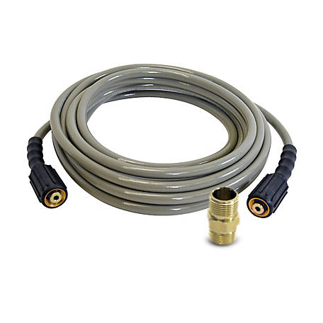 50FT 3000PSI High Pressure Washer Extension Hose with Adapter 1/4" ID 