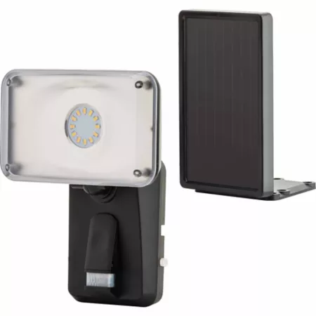 Heath/Zenith LED Outdoor Solar Light - 480 Lumens - Black Security Lights