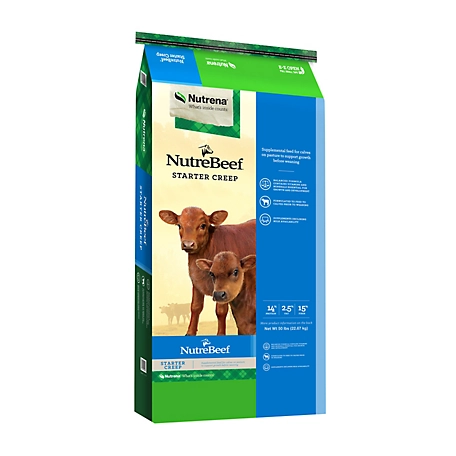 Nutrena NutreBeef 14% Starter Creep Cattle Feed Pellets, 50 lb. at ...