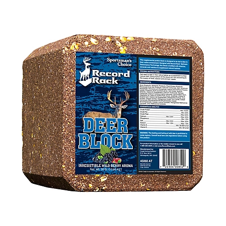 Sportsman's Choice Record Rack 14% Protein Deer Block, 30 lb.