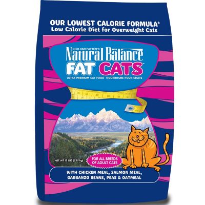 Natural Balance Fat Cats Adult Low Calorie Chicken and Salmon Recipe Dry Cat Food SAVED MY FAT CAT