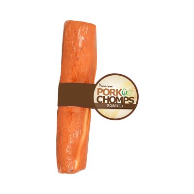 Image showing  8 in. Roasted Pork Skin Roll Dog Chew Treat, 1 ct.
