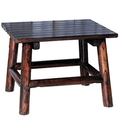 Leigh Country Char-Log Patio End Table