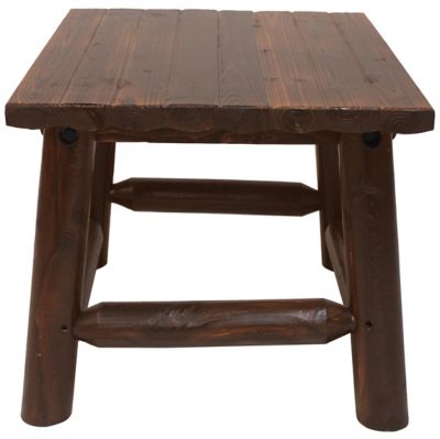 Image showing 7 th Leigh Country Char-Log Patio End Table