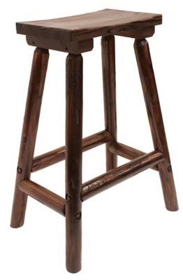 Leigh Country Char-Log Patio Saddle Stool