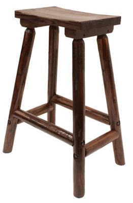 Image showing  31 in. Char-Log Patio Saddle Stool