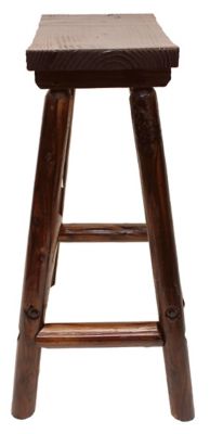 Image showing  31 in. Char-Log Patio Saddle Stool