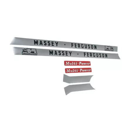 TISCO sticker set for Massey Ferguson MF135 Tractor Decals & Emblems