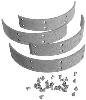 Image showing  1-3/4 in. x 10-1/2 in. Brake Shoe Lining Kit for John Deere A, G, 60, 70H, 70DH, 620H, 630H, 720H, 720DH, 730H, 730DH