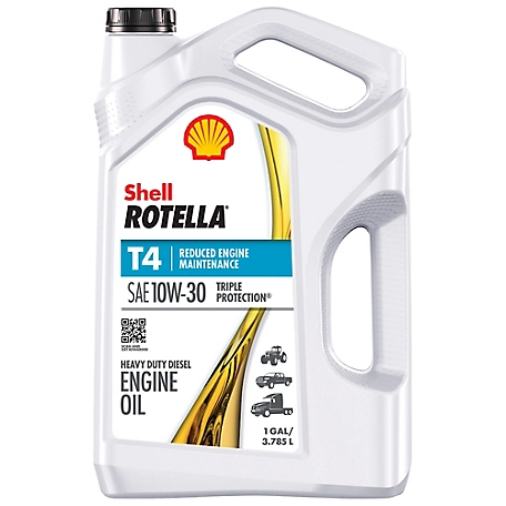 Shell Rotella 1 gal. T4 10W-30 Triple Protection Motor Oil
