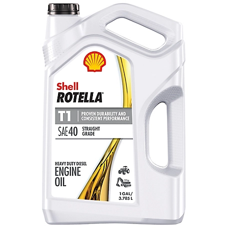 Shell Rotella T1 SAE 40 Heavy Duty Motor Oil 1 gallon